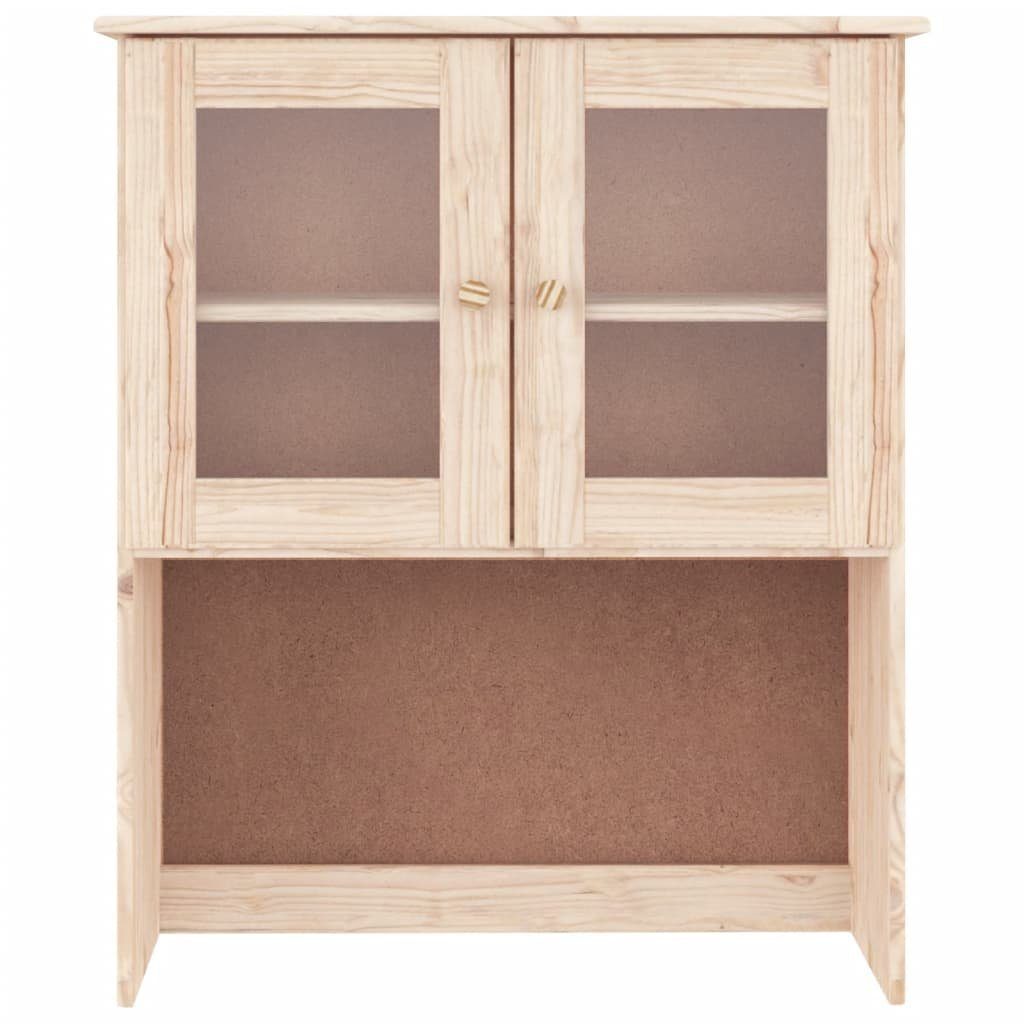 vidaXL Sideboard Sideboard-Aufsatz ALTA 77x30x92 cm Massivholz Kiefer (1 St)