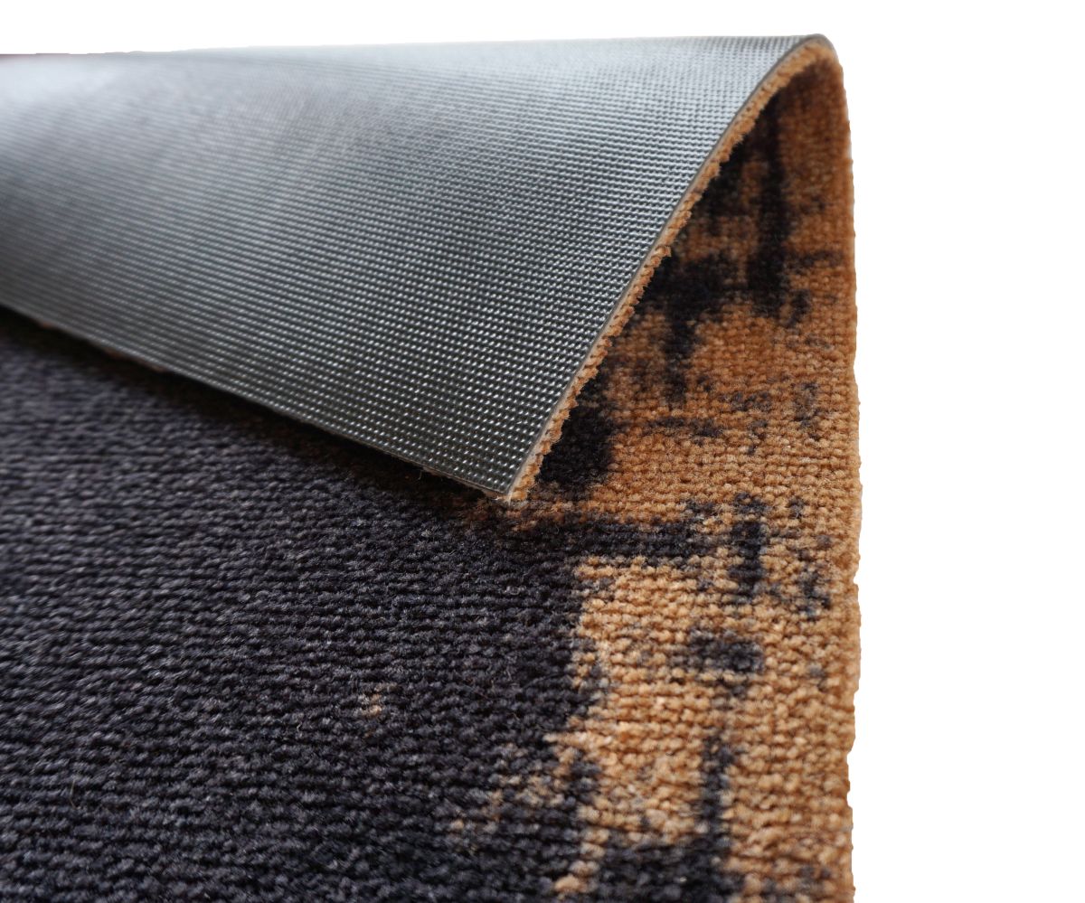 Türmatte Miabella Uni Bordüre dunkelgrau 50x70