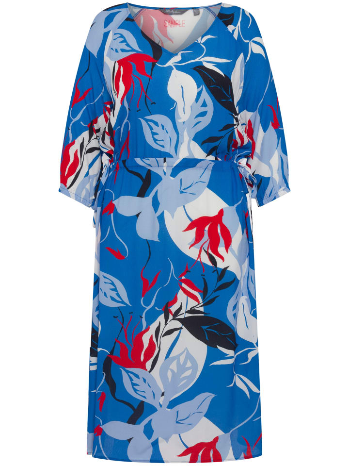 Ulla Popken Kleid in mittelblau günstig kaufen
