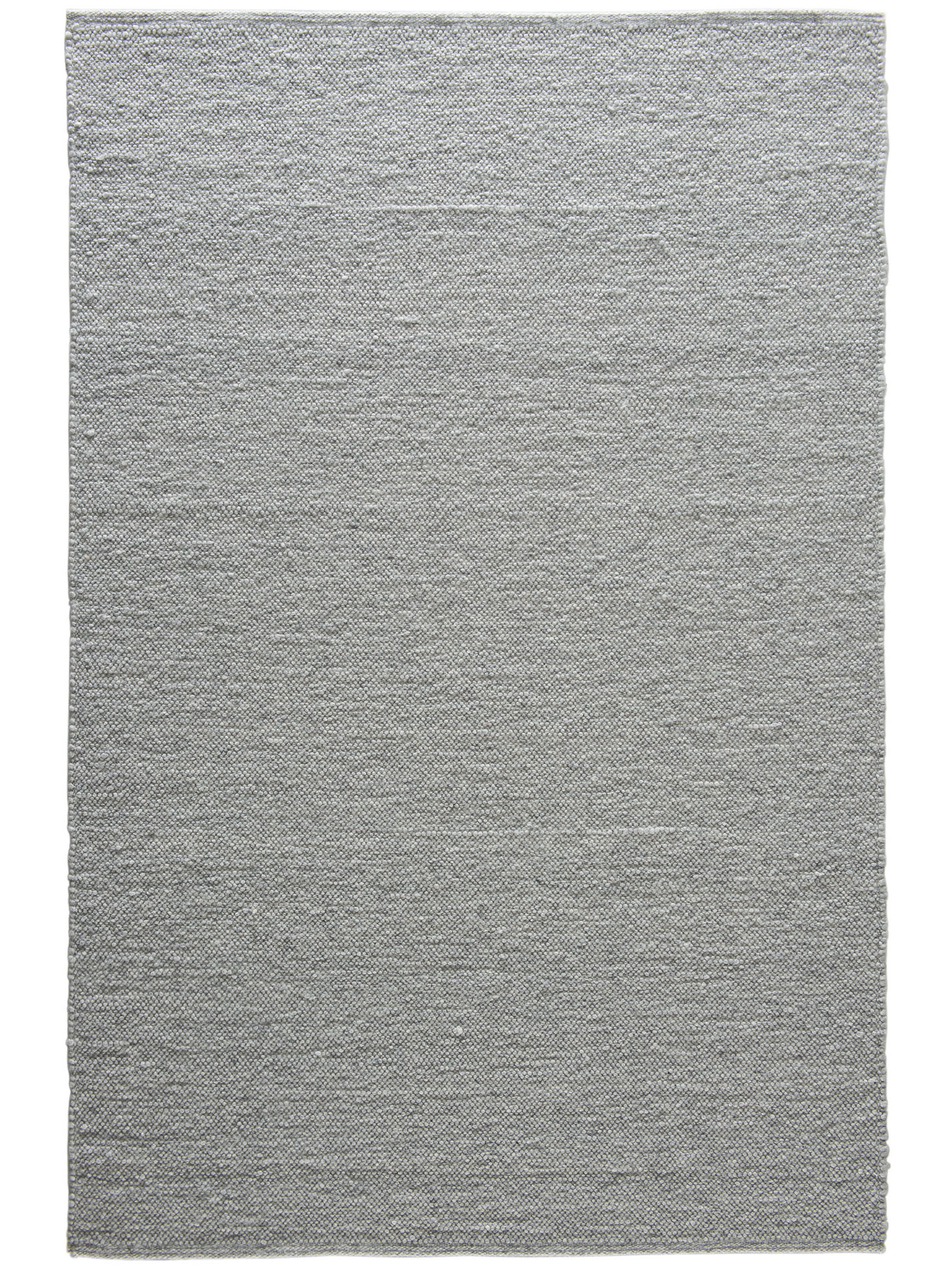 Weißach Woll-Teppich, Grau