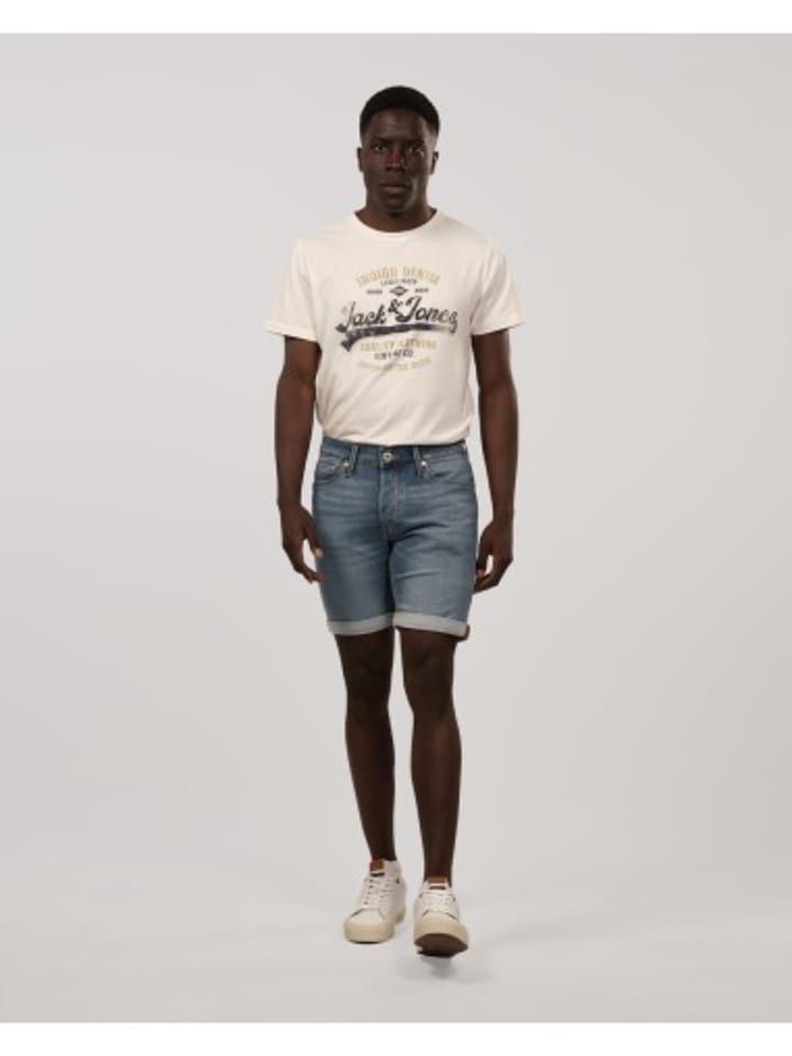 Jack & Jones Jeansshorts in Blau günstig kaufen