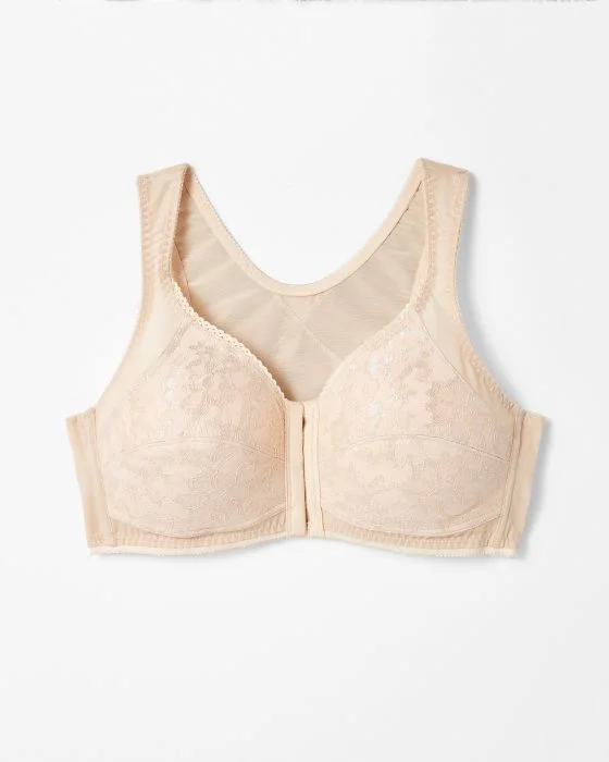 Soutien-gorge ouvert devant, avec renfort dos