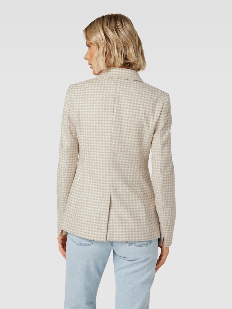 Blazer mit Allover-Muster in beige