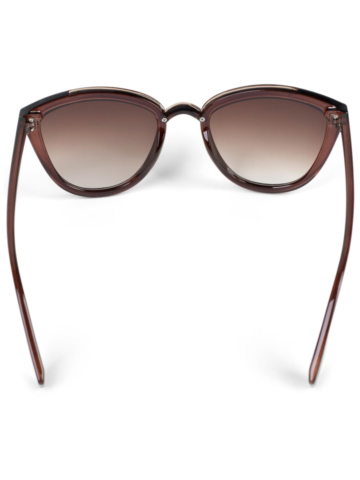 styleBREAKER Cateye Sonnenbrille in Braun / Braun Verlauf günstig kaufen onesize