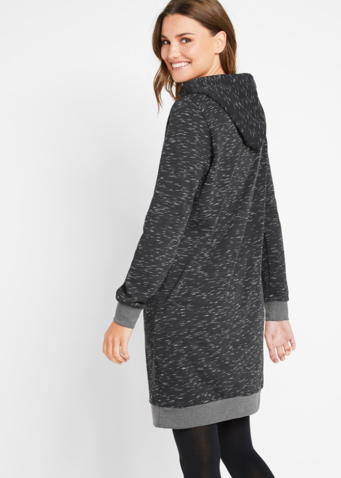 Sweatkleid mit Kapuze