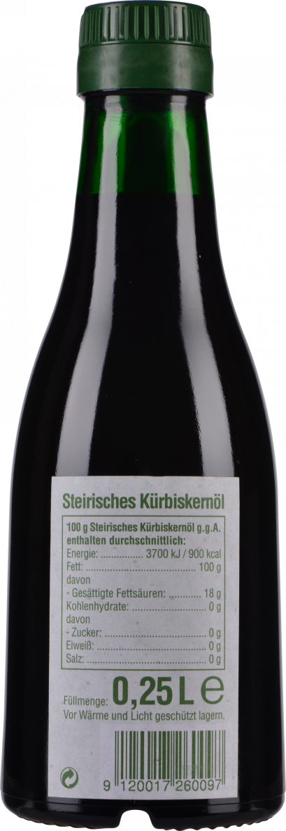 Kürbishof Koller Kürbiskernöl 0,25 Liter