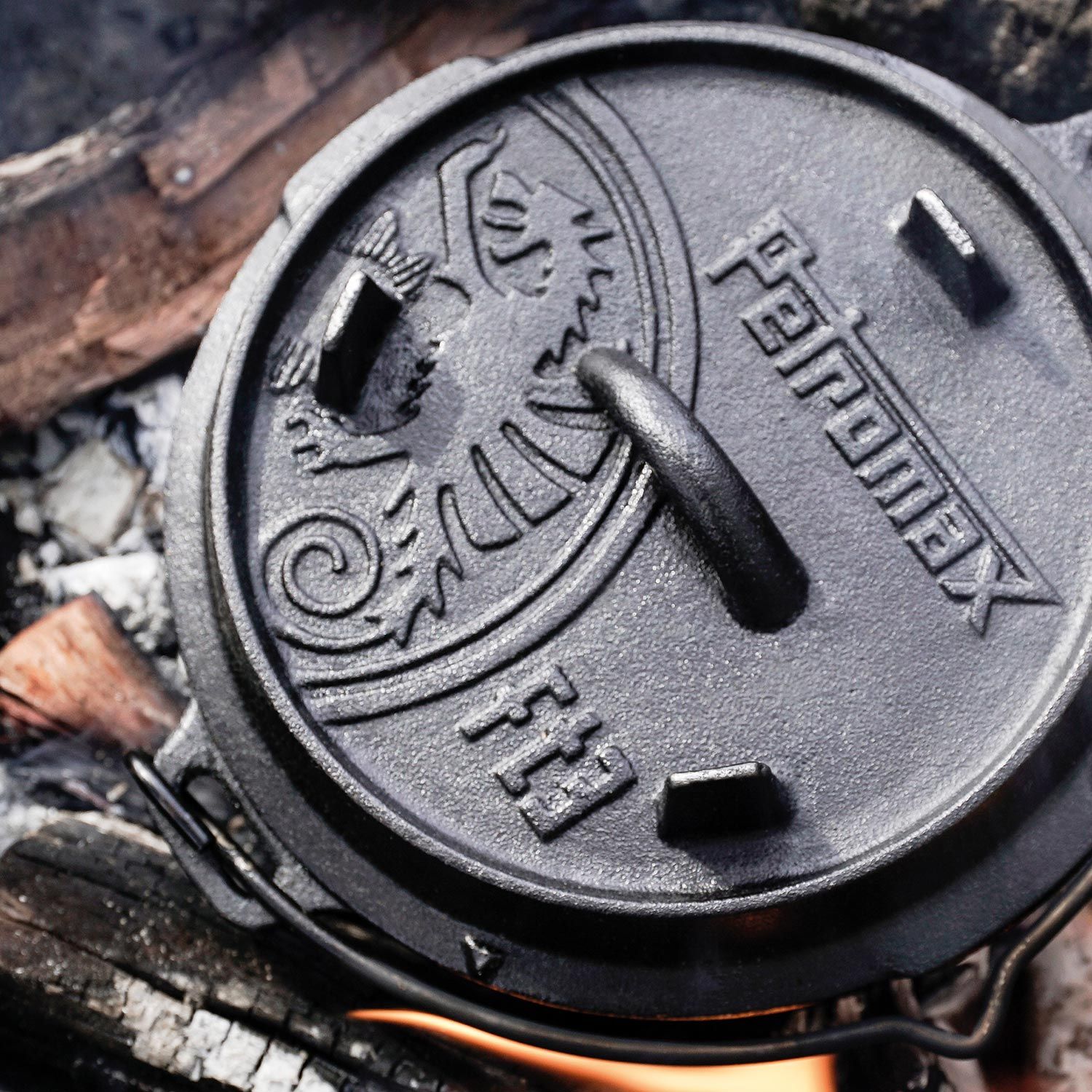 Dutch Oven Feuertopf ohne Standfüße