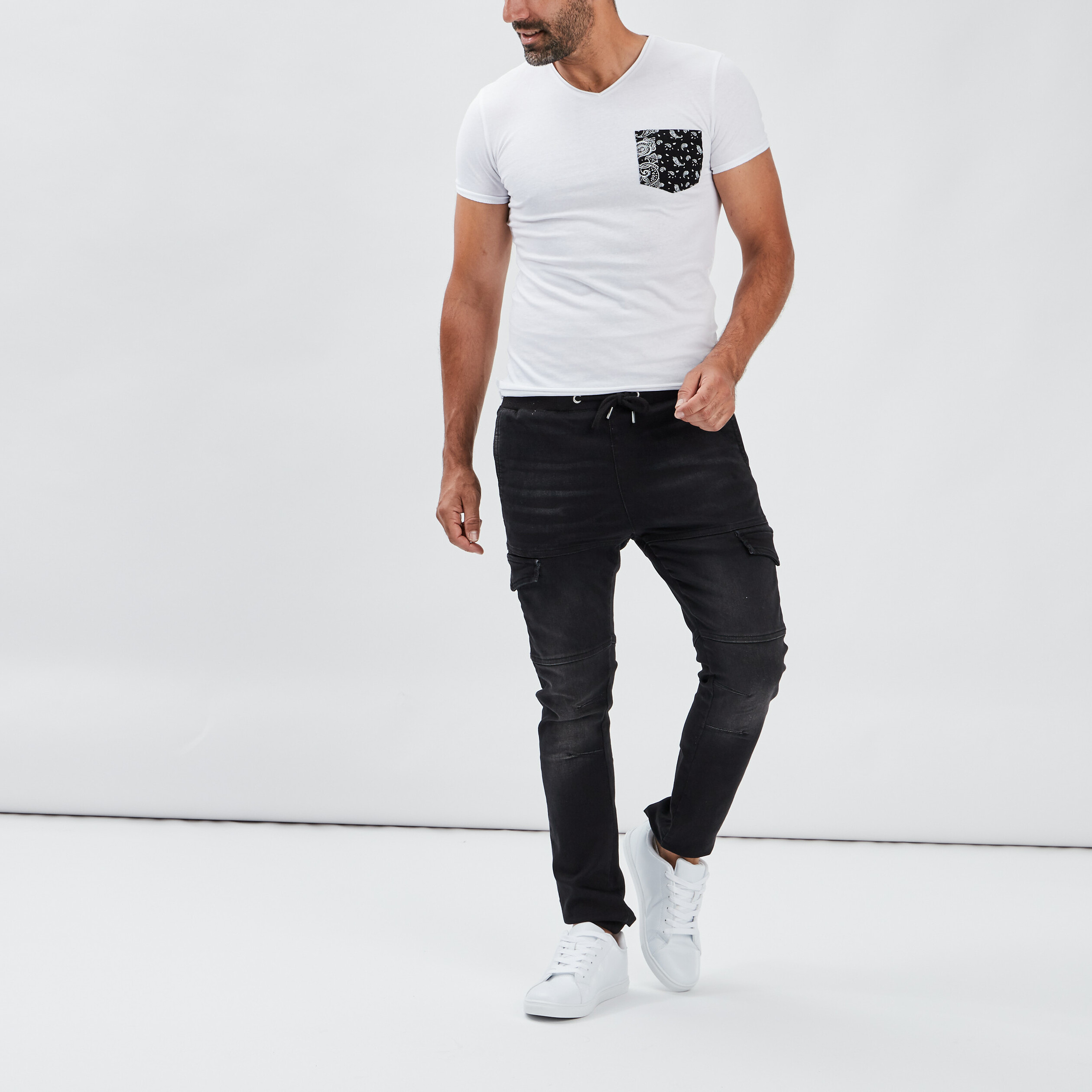 T-shirt Liberto blanc homme | La Halle