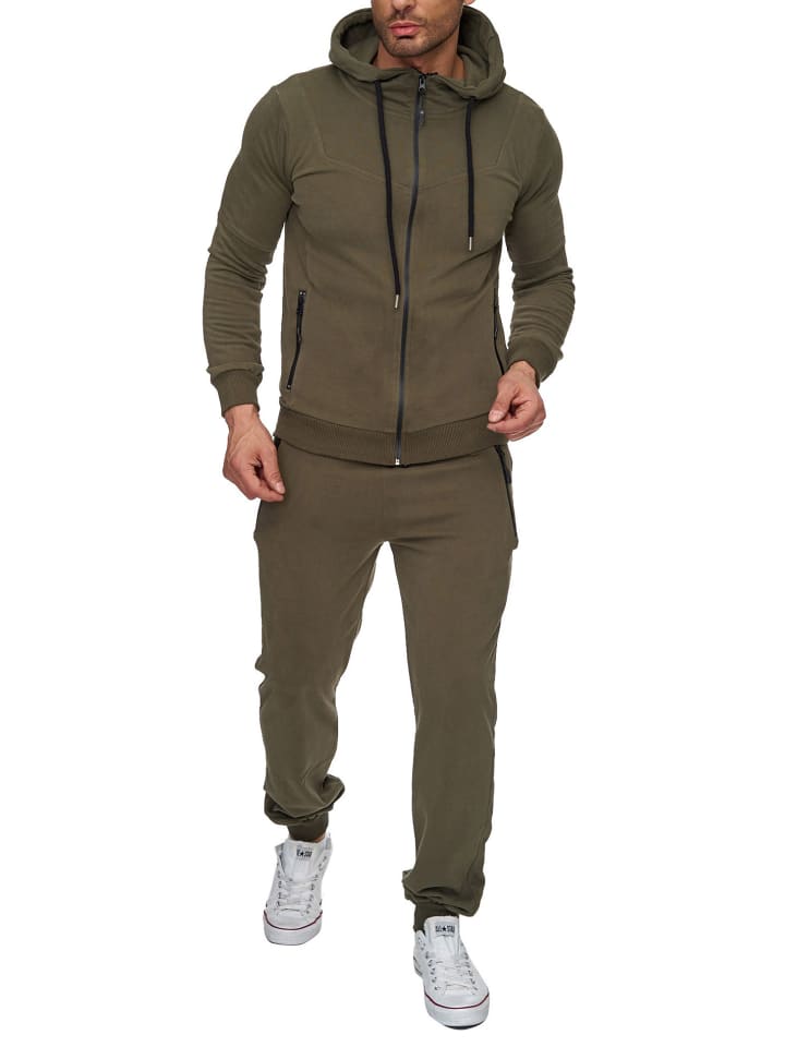 RESLAD Trainingsanzug Basic Set in khaki günstig kaufen