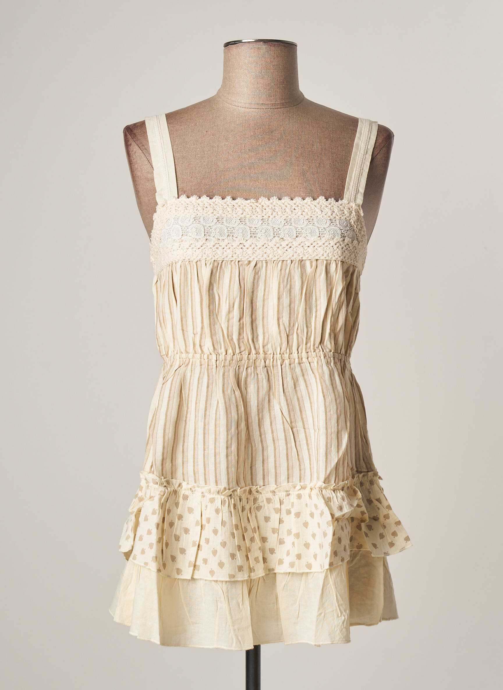 Vila Tuniquemanchelongue Femme couleur beige