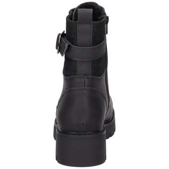 Via della Rosa Schnür Boots in schwarz