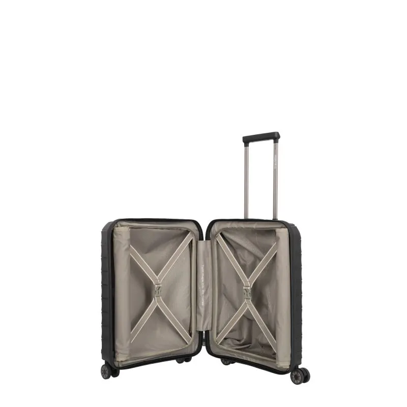Travelite MOOBY Bordtrolley S mit Vortasche (55 cm) - Schwarz