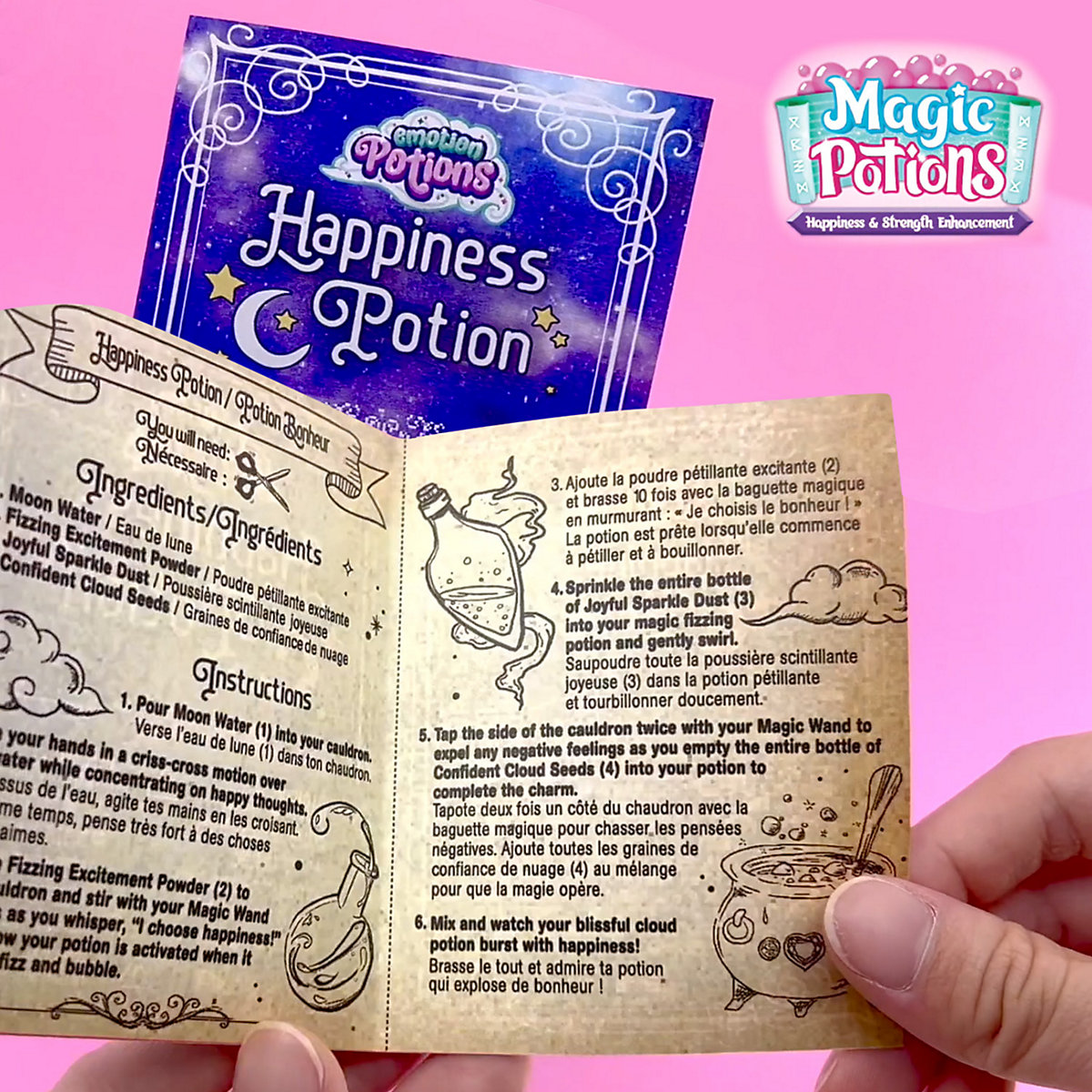 SLIMY® Magic Potion - Dreamy Cloud und Squishy Droplet - Magischer Zauberschleim zum Selbstbrauen!