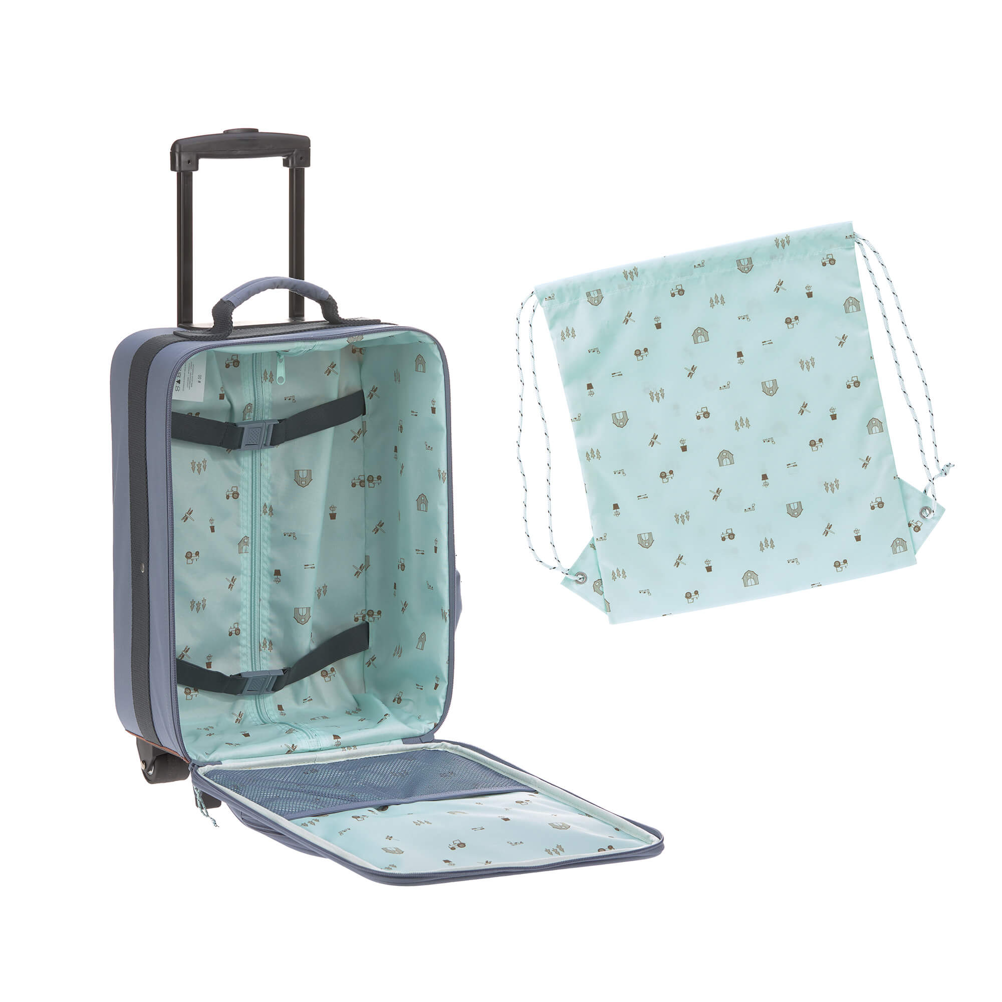 Kinderkoffer - Trolley, Adventure Traktor
