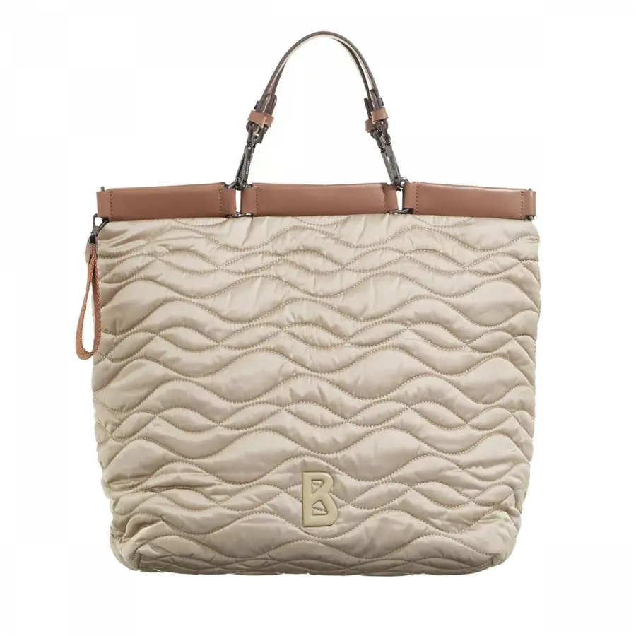 Bogner - Bogner Handle Bags Leder Taupe - taupe
