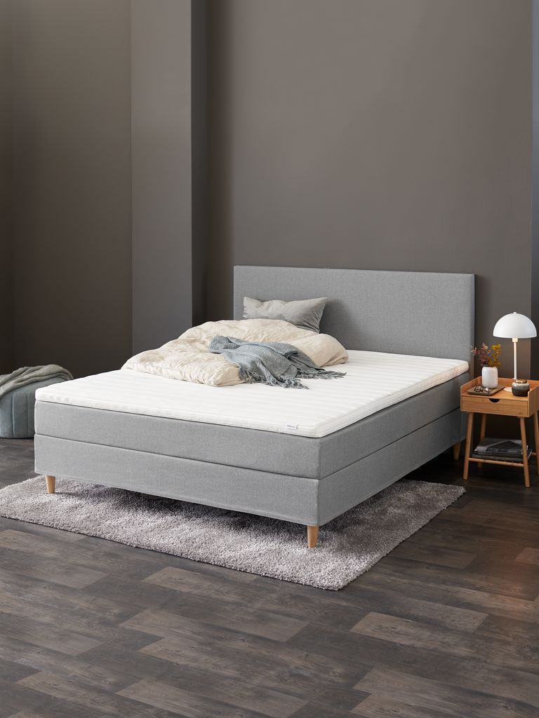 VEKSA PC75 plus Continental bed 150x200 VEKSA PC75 gray-23