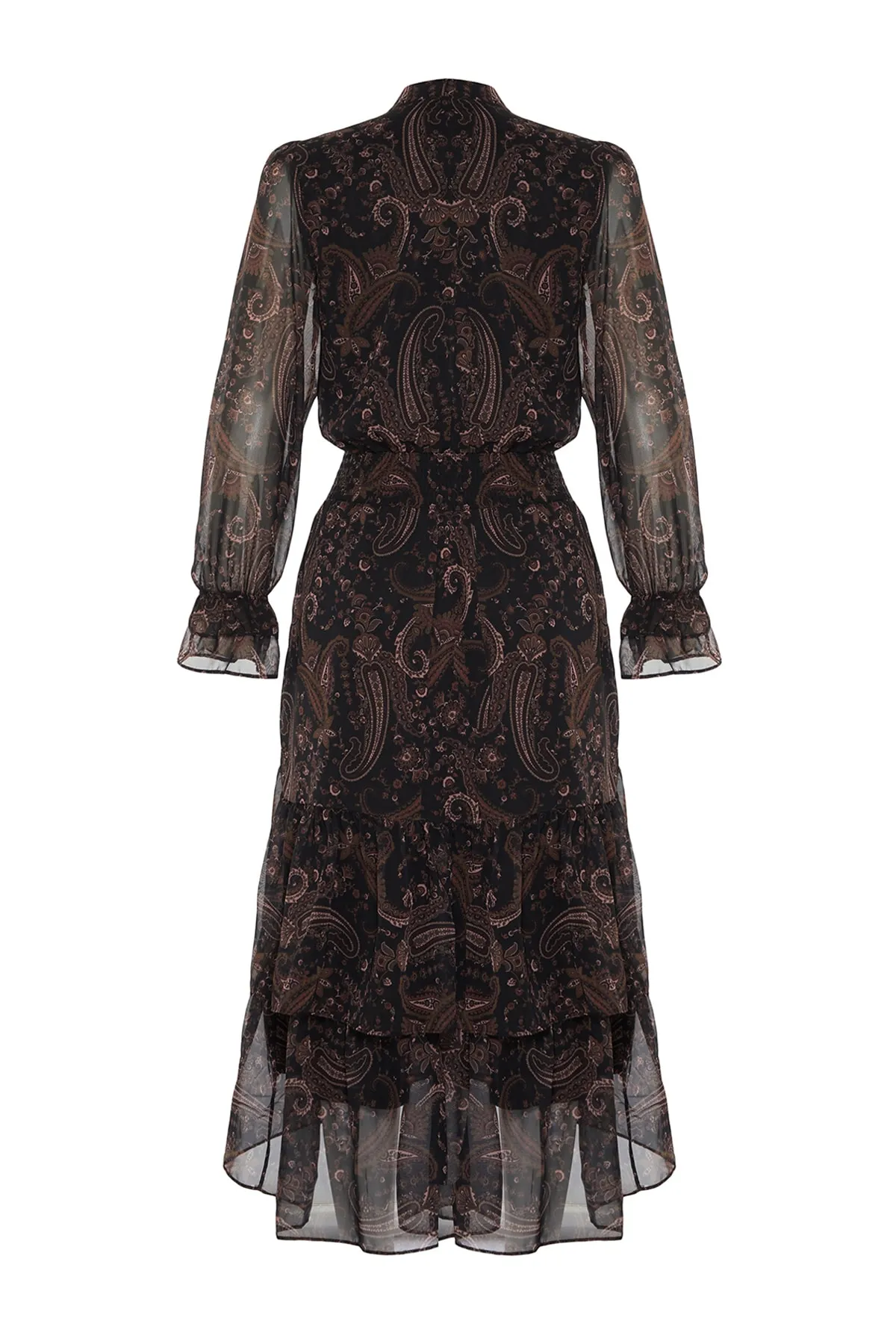 Trendyol Collection  Mehrfarbiges Neckholder-Webkleid TWOAW21EL1448