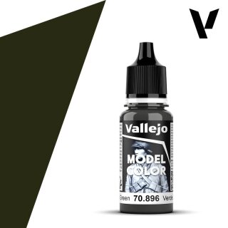 Vallejo Model Color - German Camouflage Extra Dark Green (70896) (18ml)