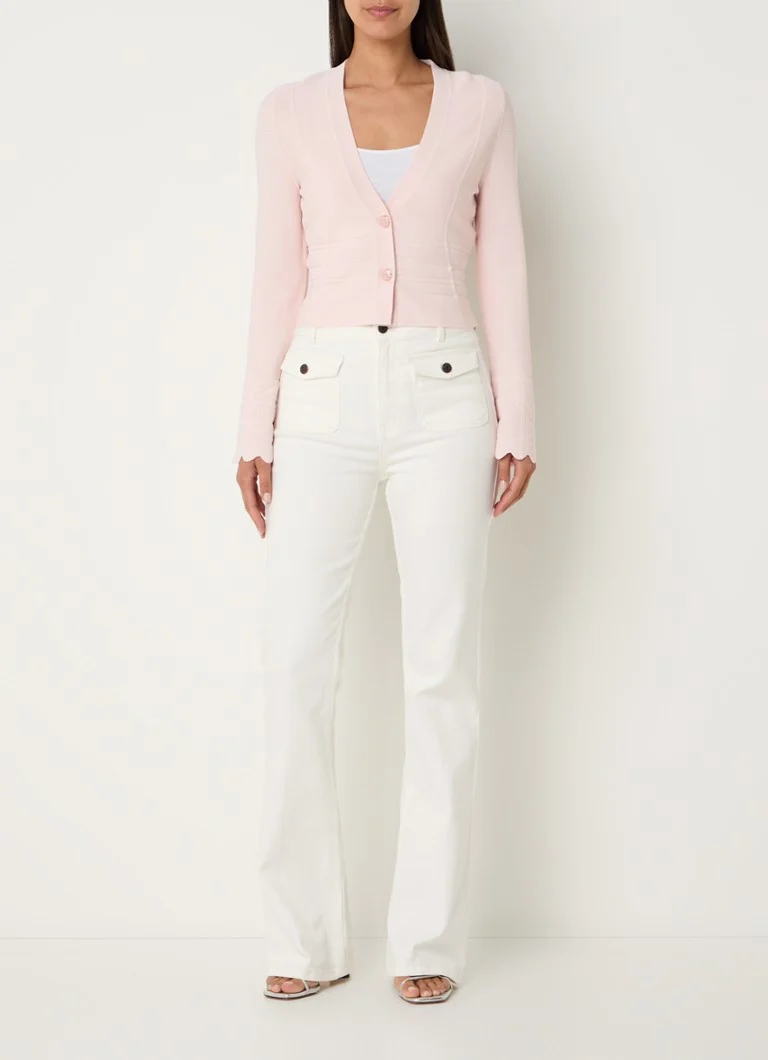 Cardigan a maglia fine con scollo a V Fifth House Celia