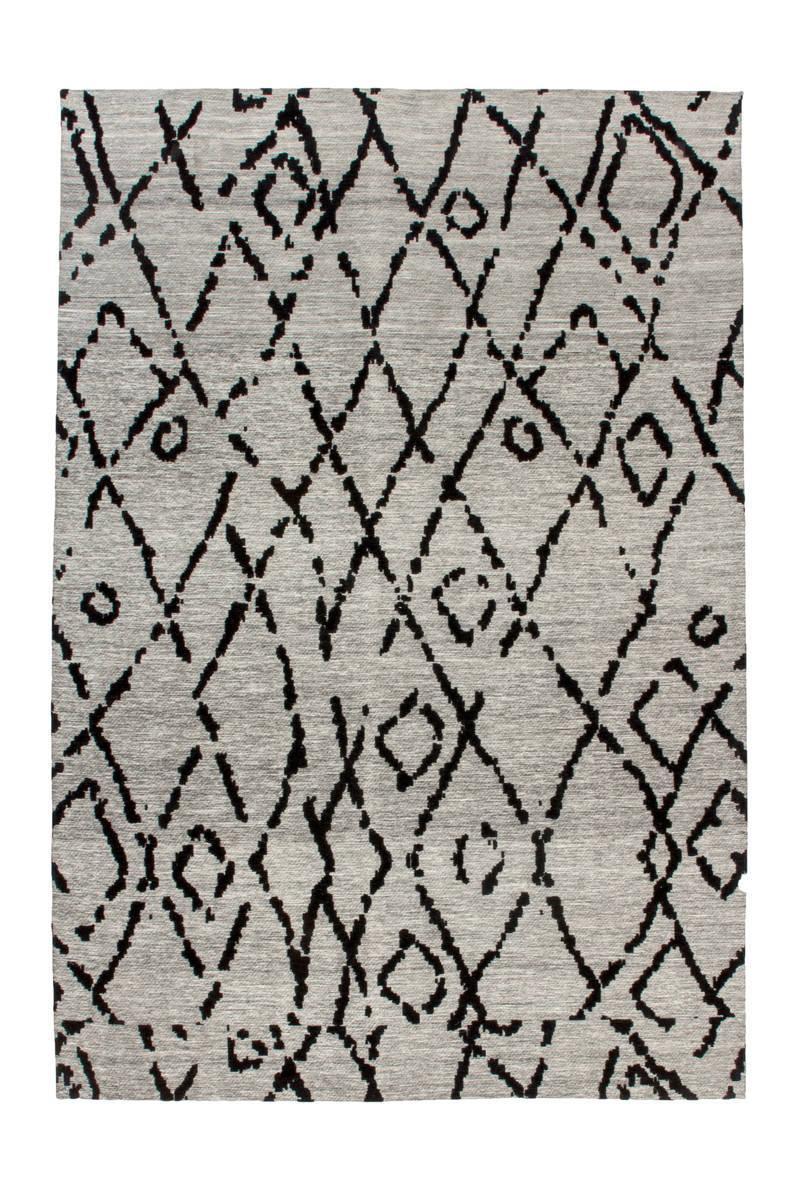 Kayoom River 110 Grau / Schwarz 120cm x 170cm