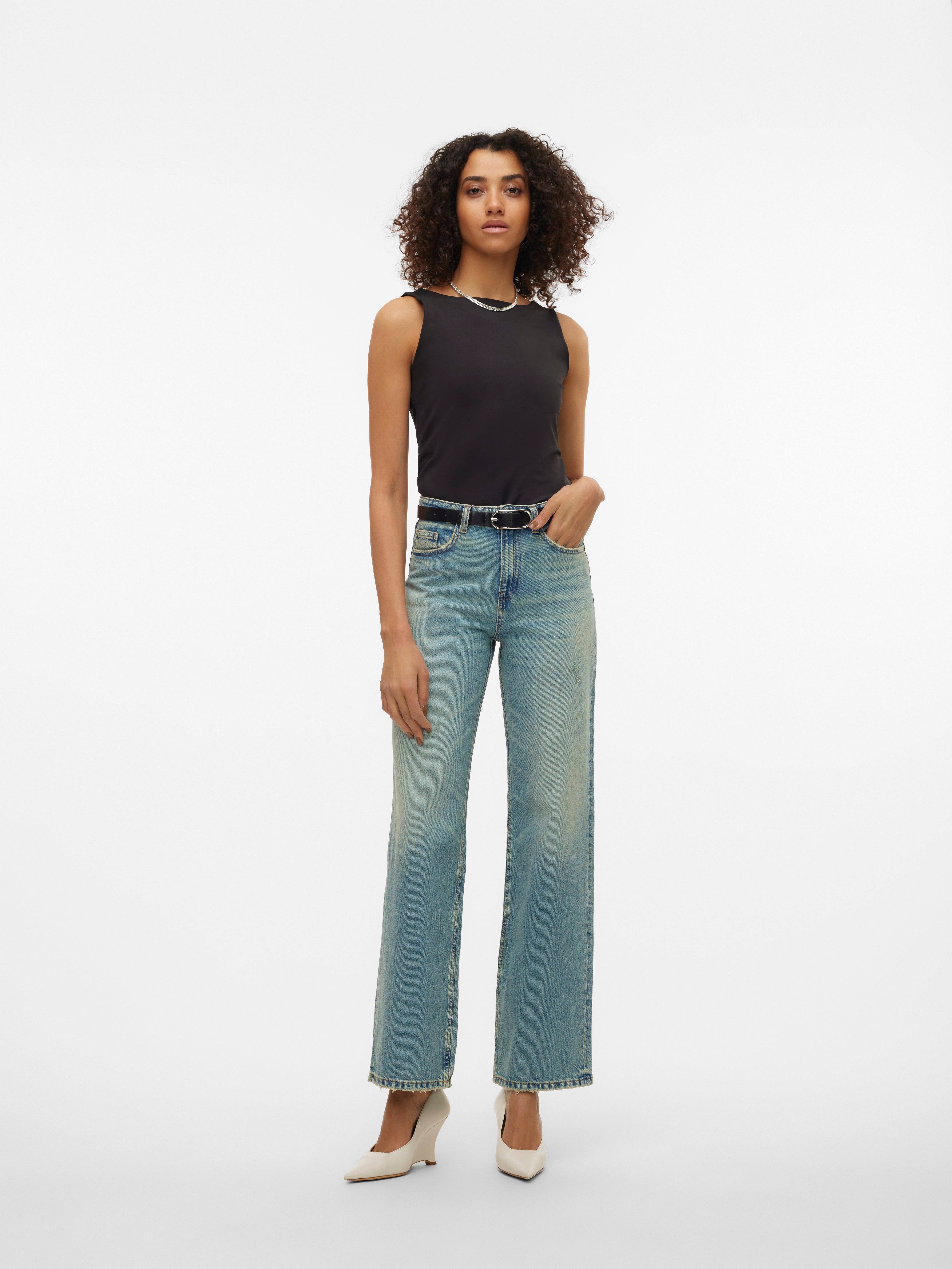 VMTESSA Weit geschnitten Jeans