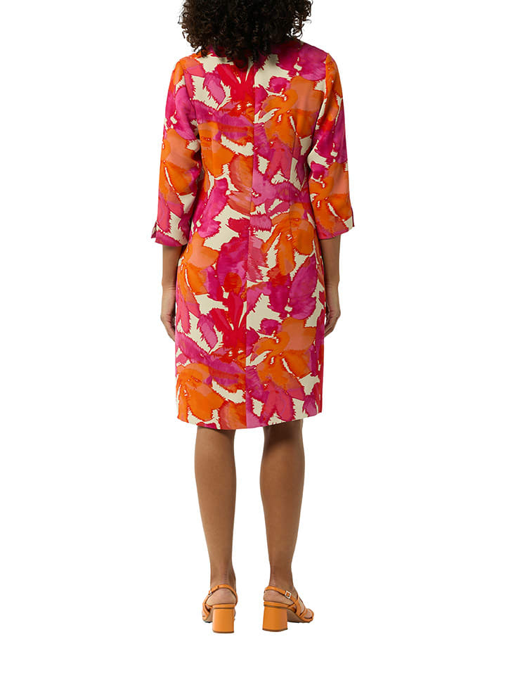 comma Kleid in Pink/ Orange günstig kaufen