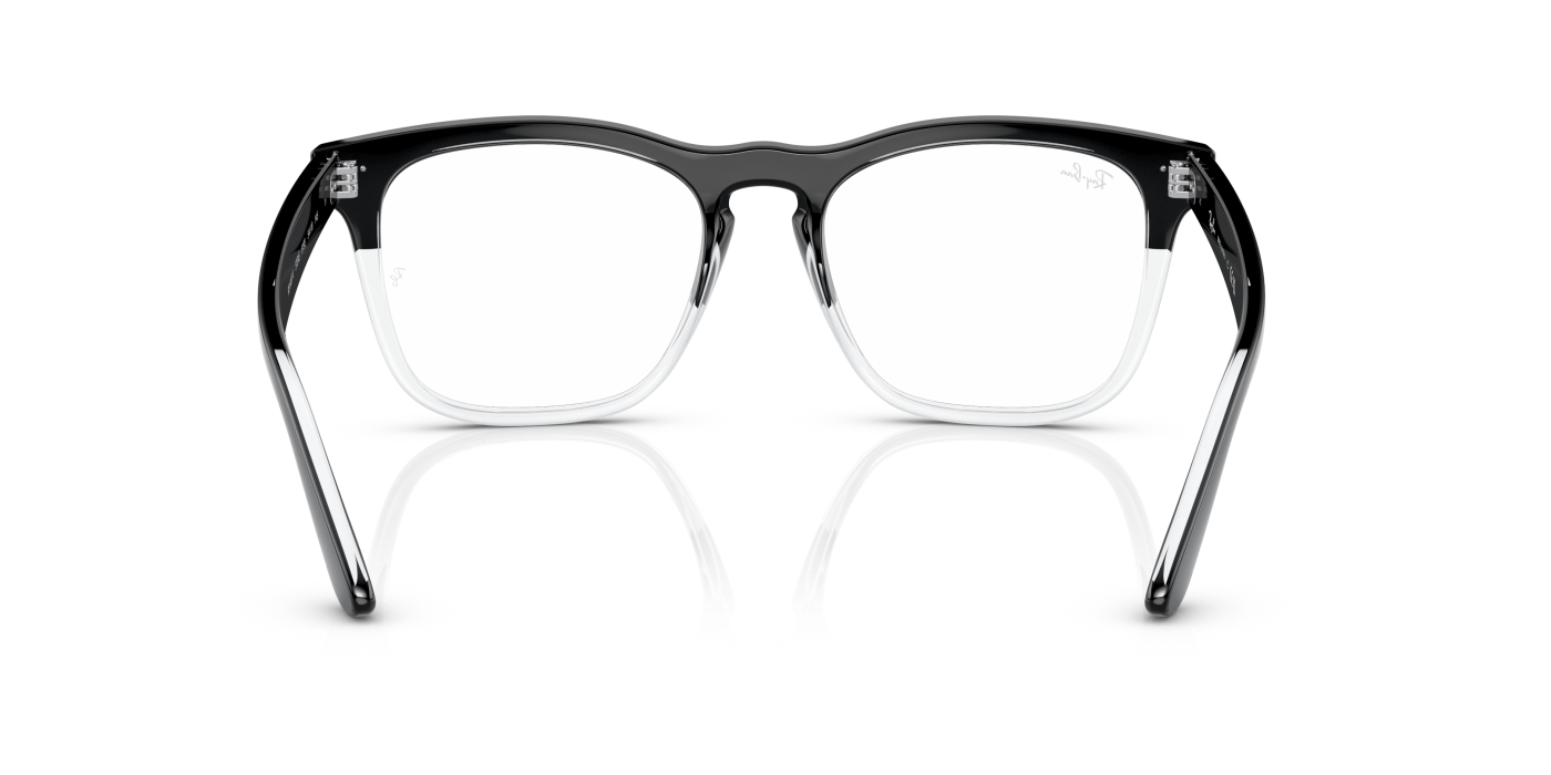 STEVE OPTICS - Negru lucios pe transparent