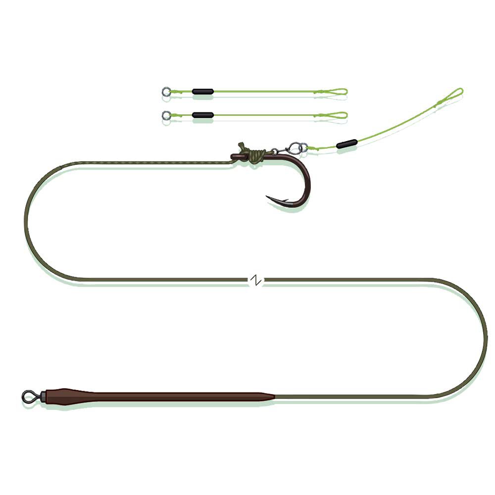 Madcat Quick Change Pellet Rig 65cm 0.90mm/1.35mm 75kg #2/0