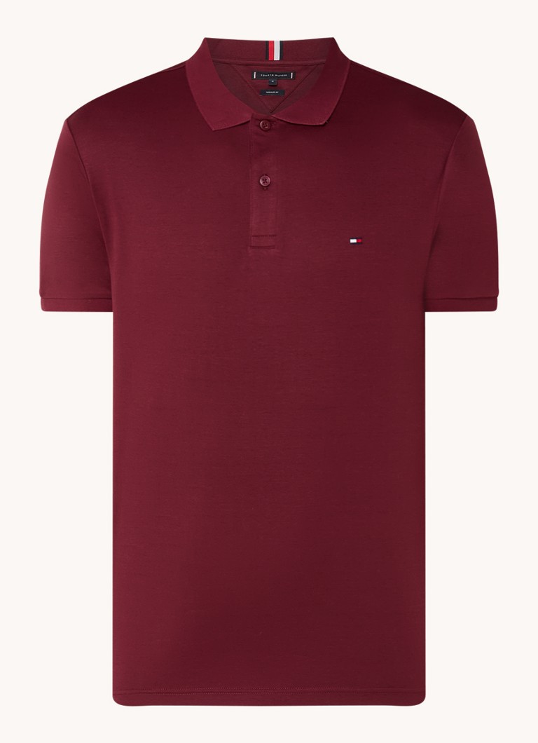 Tommy Hilfiger  Regular fit polo met logoborduring