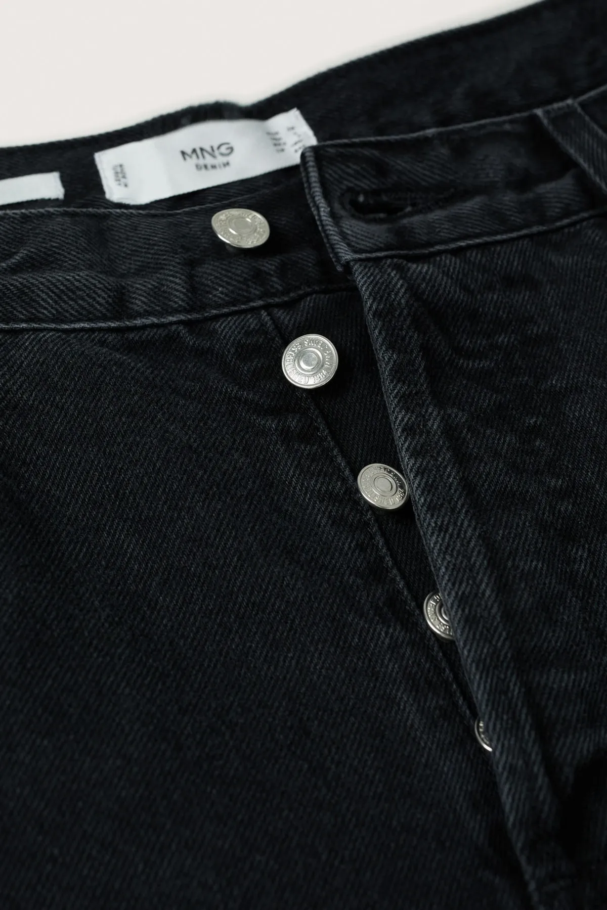 MANGO  27011118 Damen / Mädchen Schwarzer Denim
