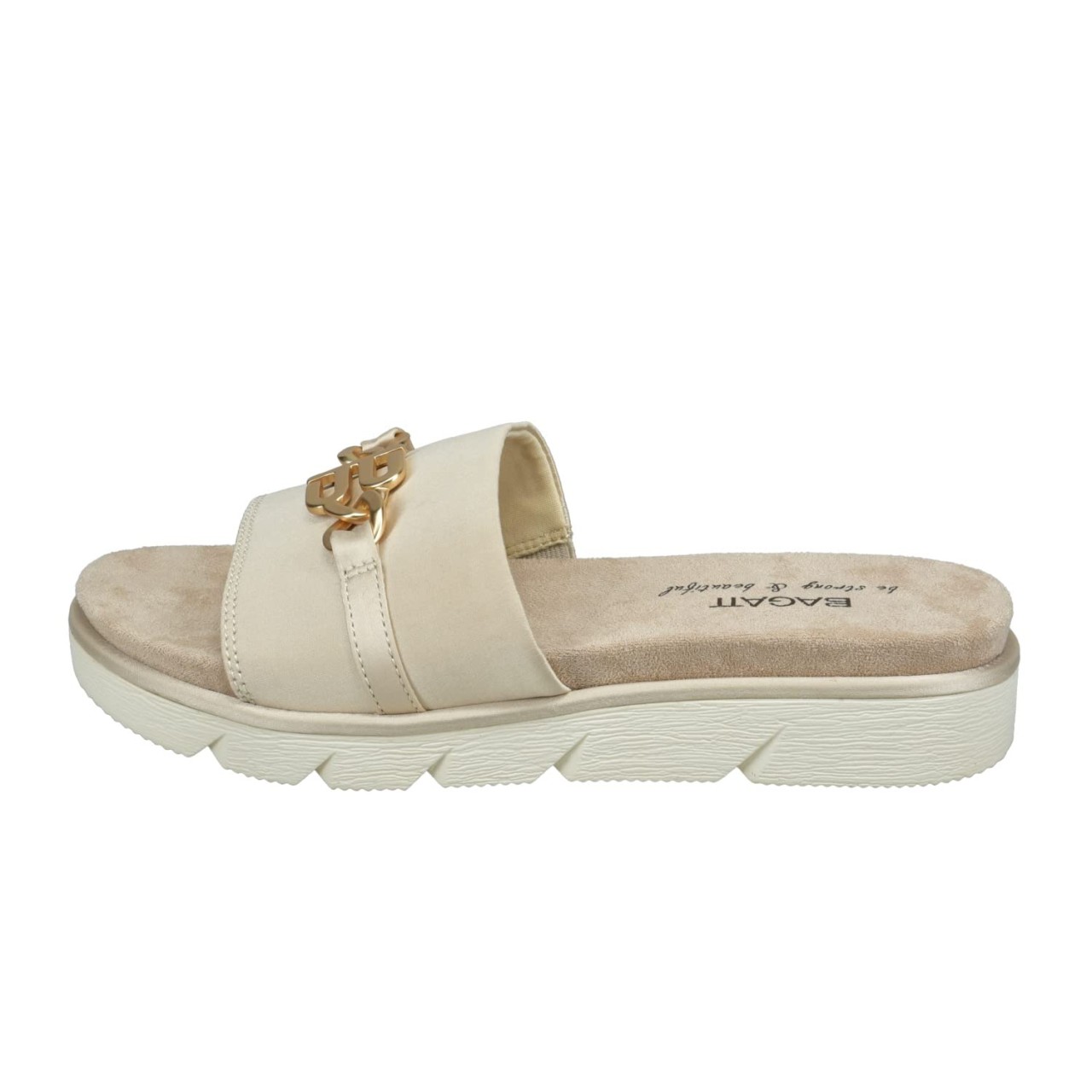 BUGATTI Klassische Sandalen gold