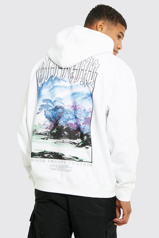 Oversize Hoodie mit Official-Print