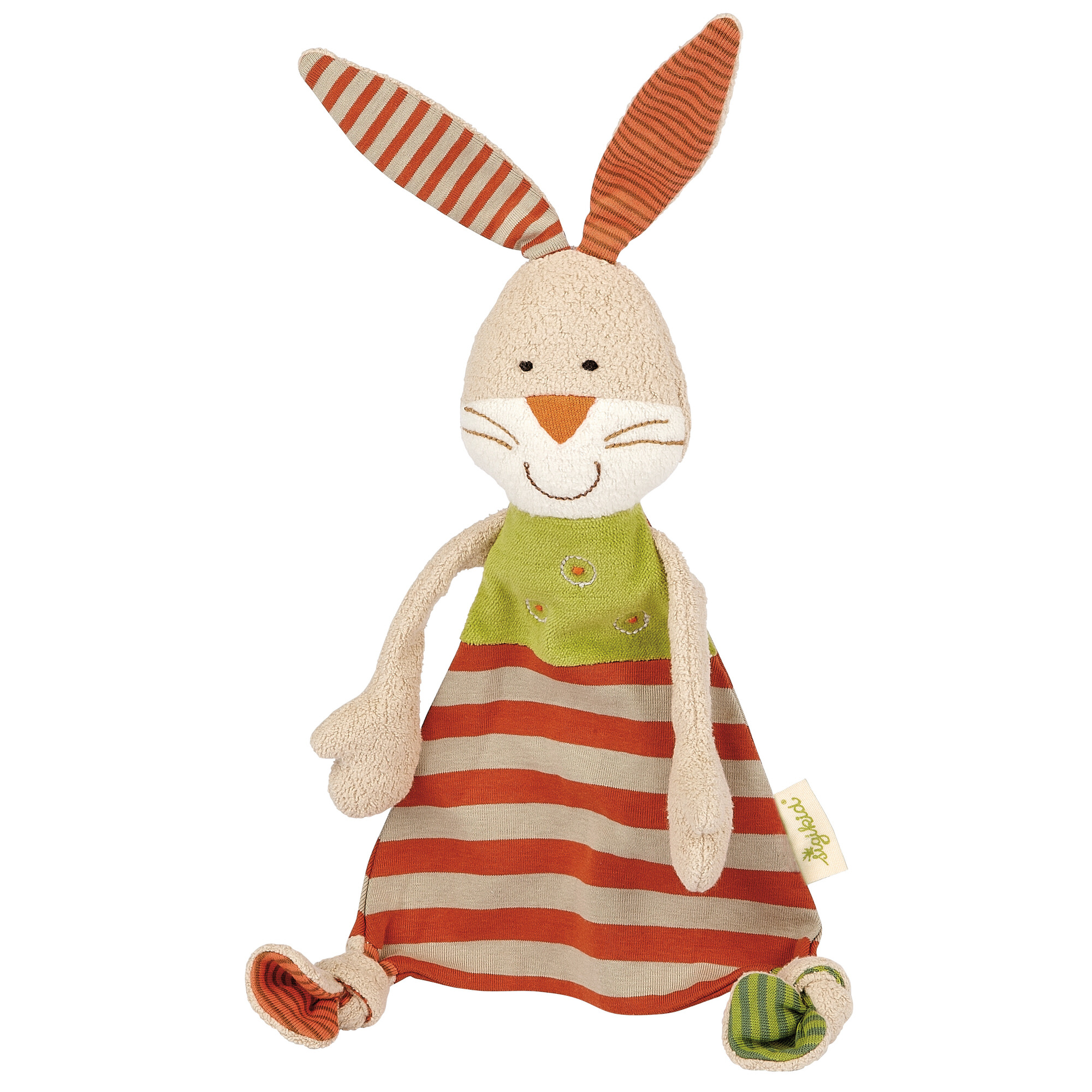 Schnuffeltuch Organic GREEN Hase
