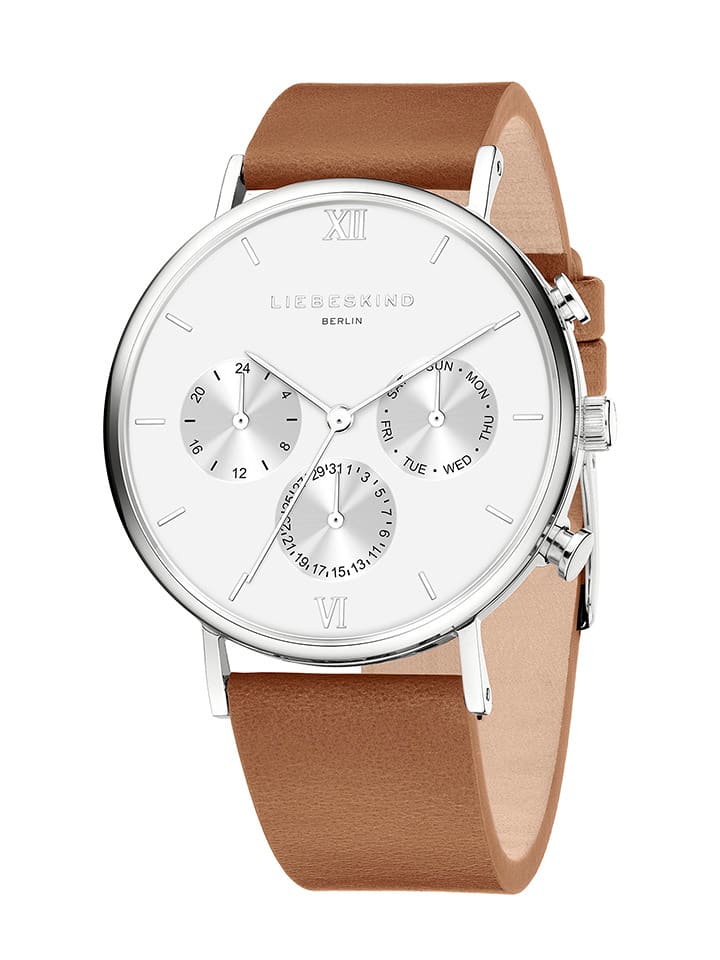 Liebeskind Chronograph in Hellbraun/ Silber/ Weiß günstig kaufen onesize