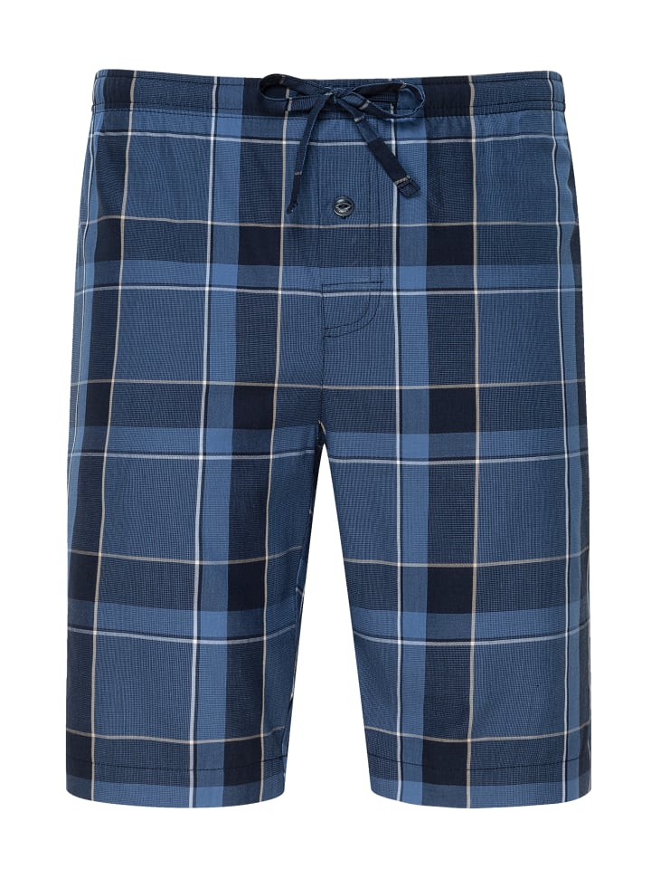 Jockey Nachtwäsche Just Squared Woven Bermuda in Dunkelblau günstig kaufen
