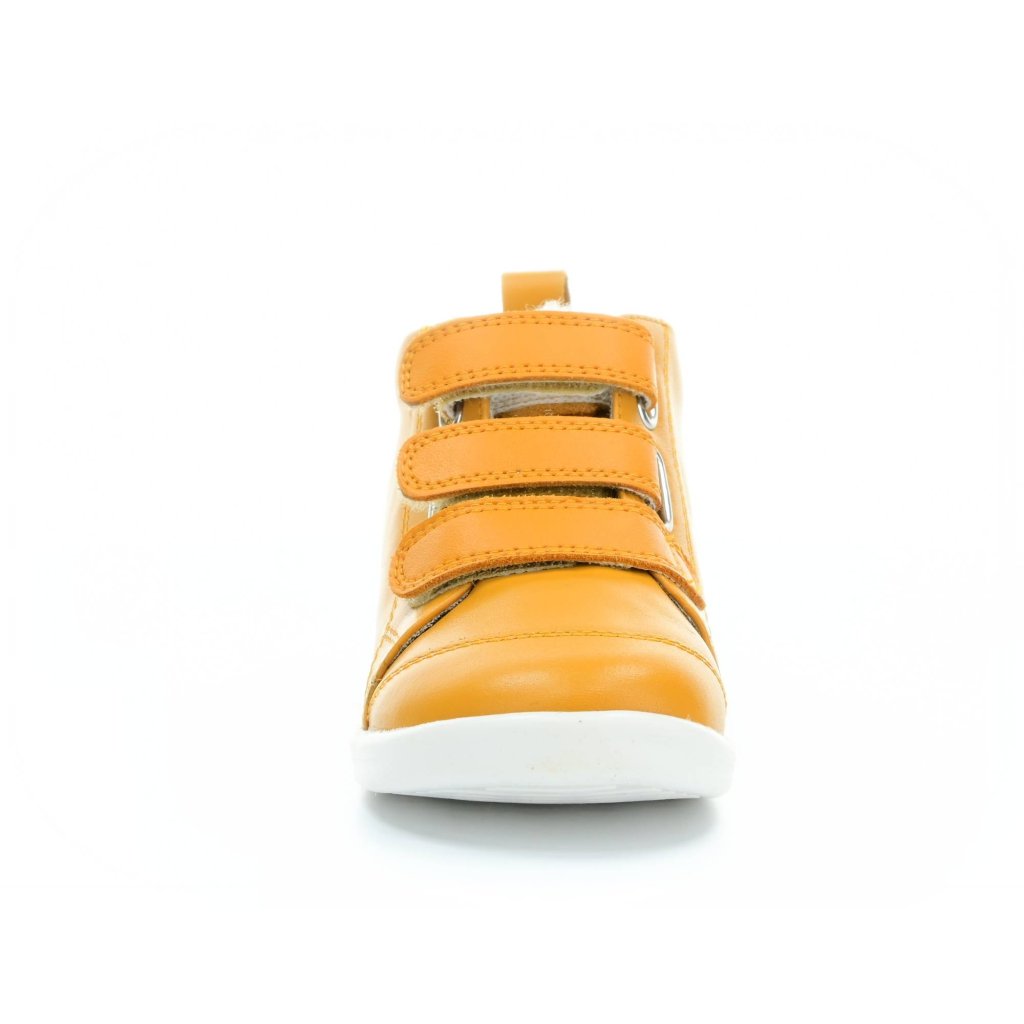 Bobux Hi Court Switch Arcitc Butterscotch (White/Smoke) gelbe gefütterten Stiefeletten