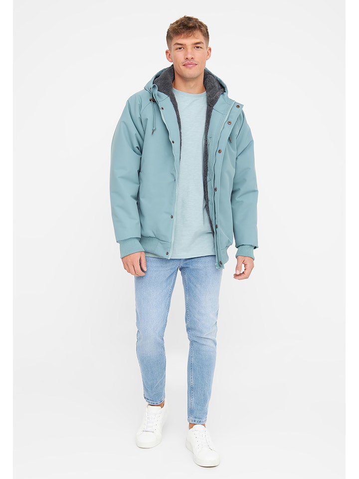 Derbe Regenjacke in Hellblau günstig kaufen