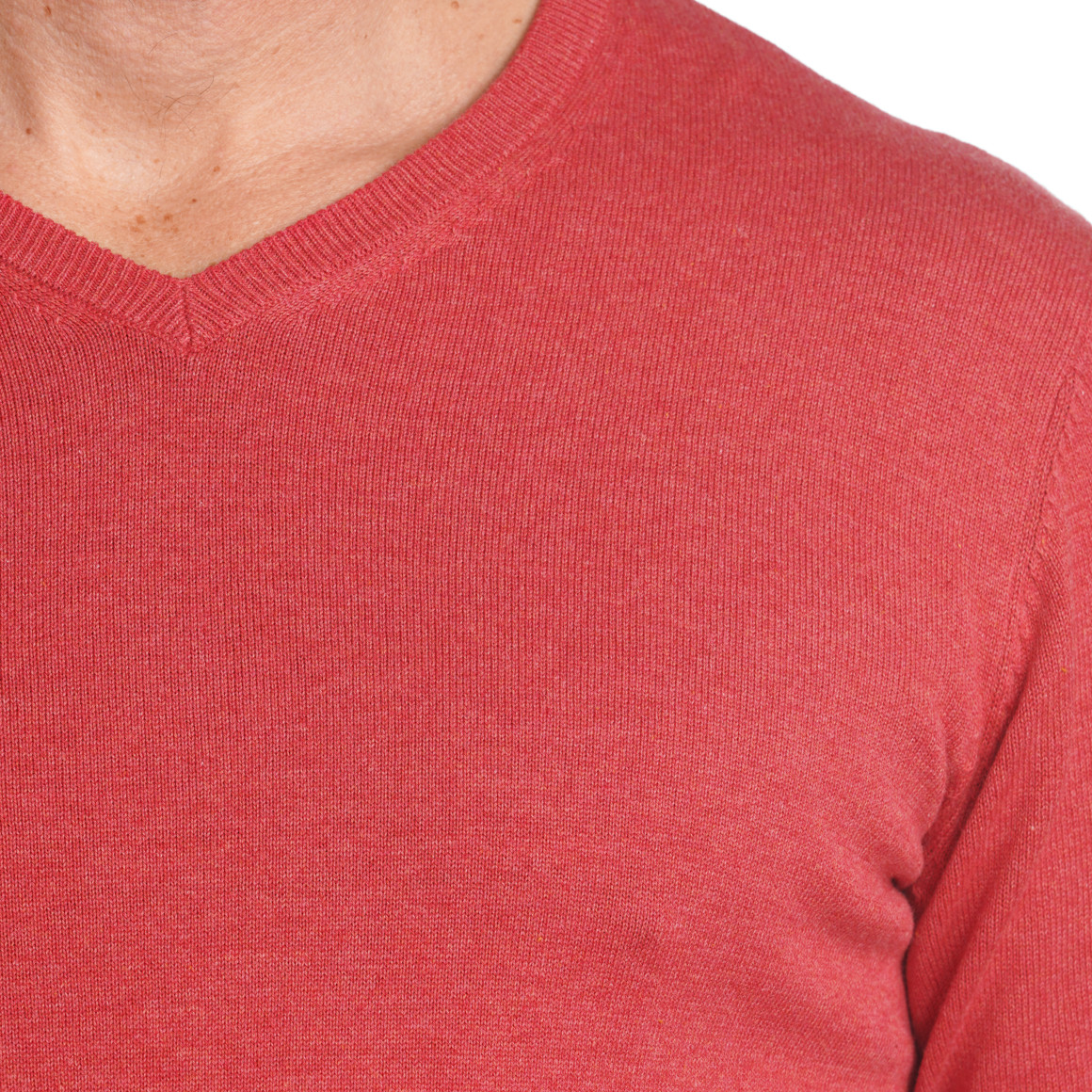 Herren Feinstrickpullover mit V-Ausschnitt