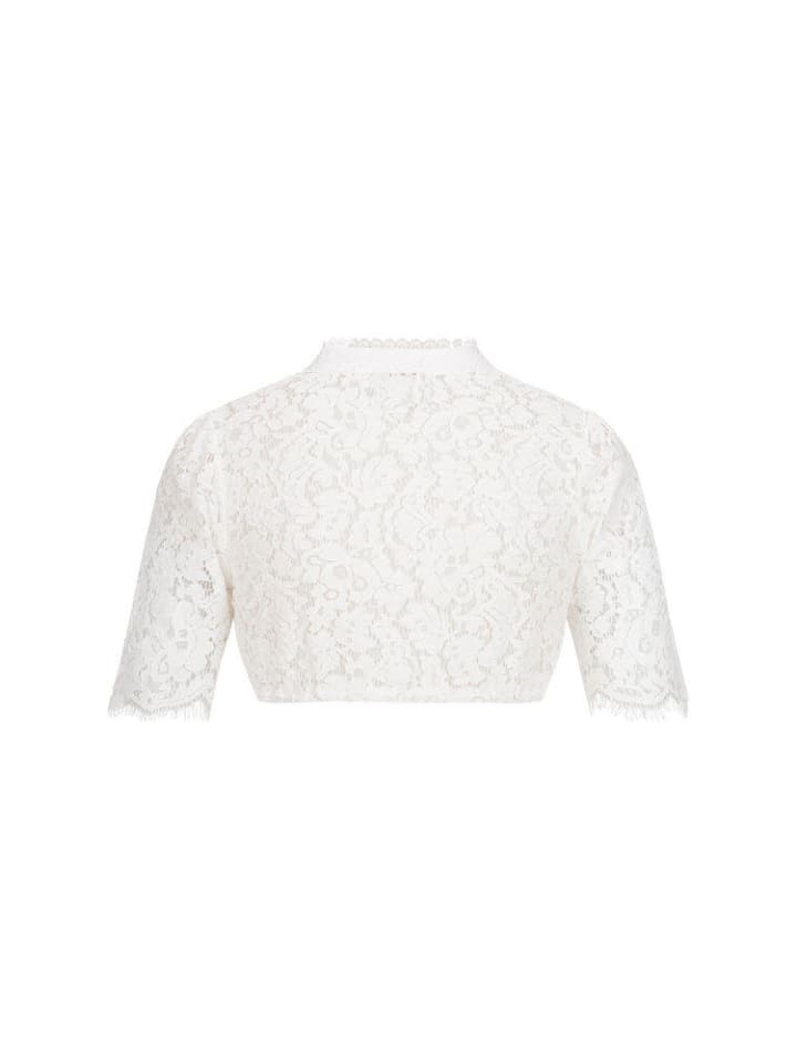 Nübler Dirndlbluse Kurzarm Melani in Creme günstig kaufen