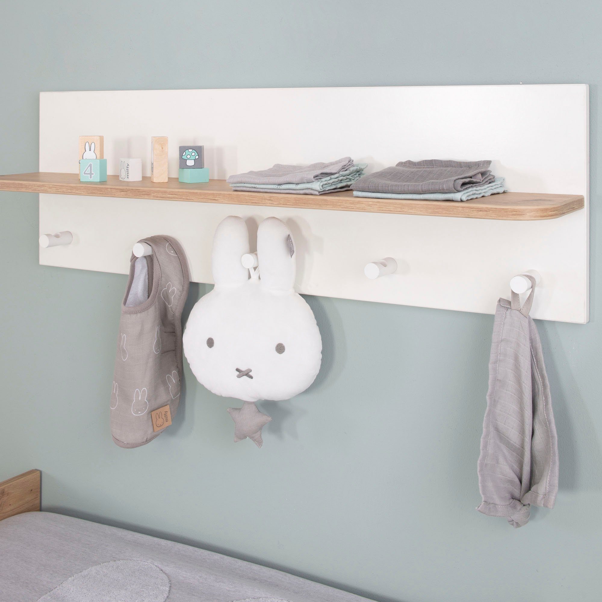 roba® Kinderregal Ava, mit Garderobenhaken; Made in Europe