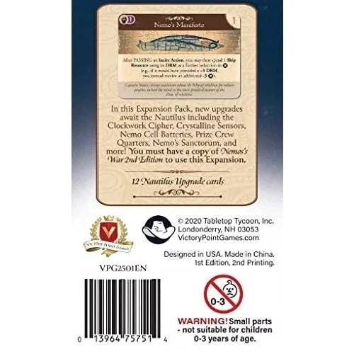 Nemos War Nautilus Upgrades Expansion Pack 1 (Exp.) (engl.)