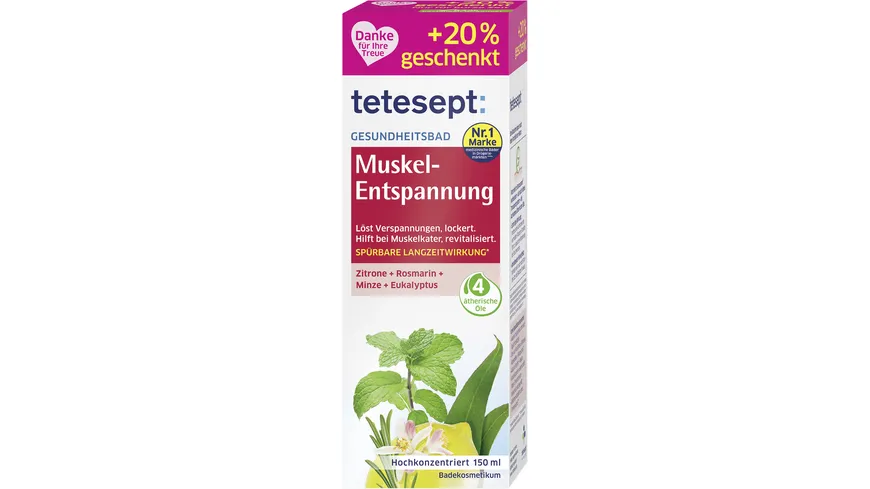 tetesept Muskel-Entspannung Bad 125 ml