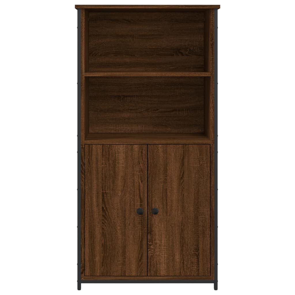 vidaXL Anrichte Highboard Braun Eichen-Optik 62x36x121,5 cm Holzwerkstoff