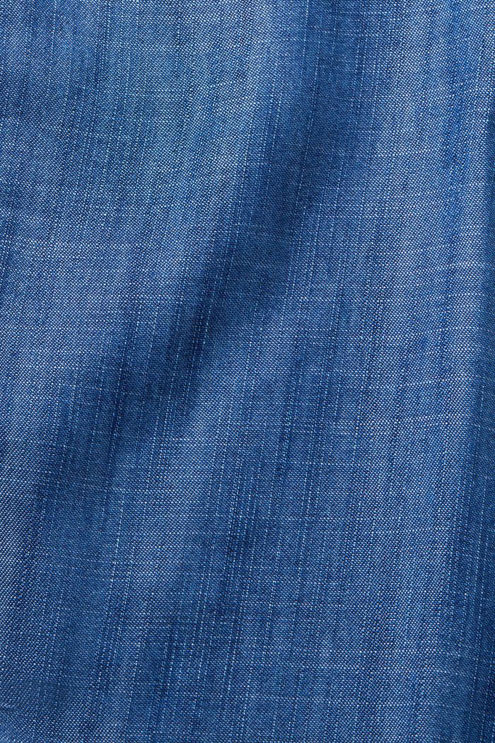 Aus TENCEL™: Midi-Rock in Jeans-Optik