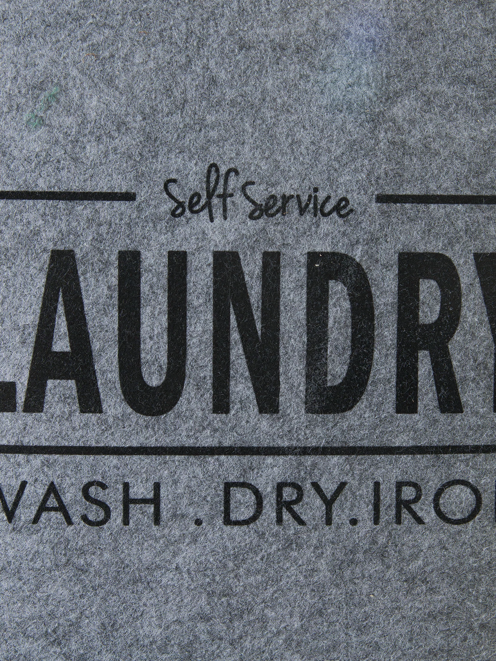 Laundry Smile Korb, Schwarz