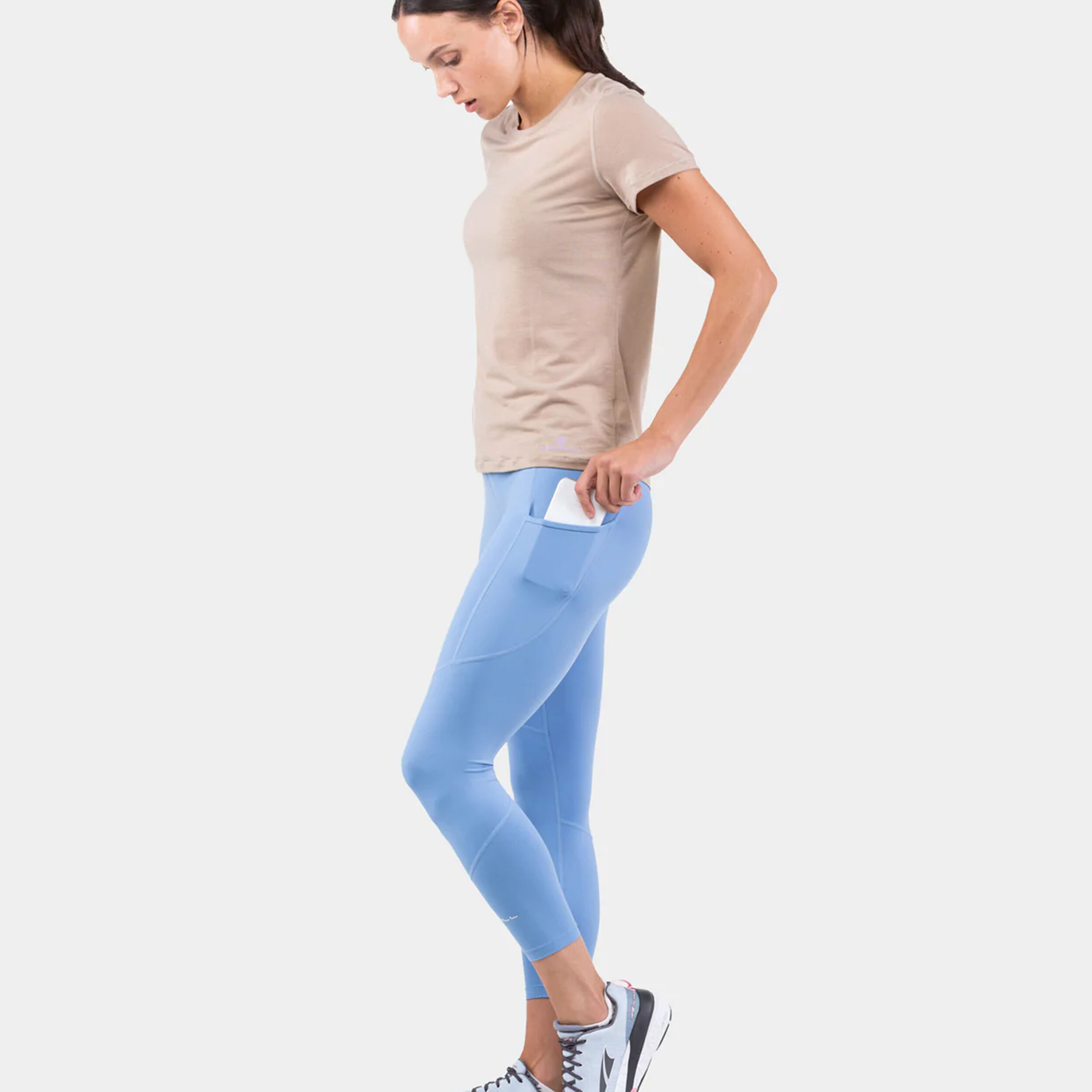 Tech Crop Tight Damen - Hellblau
