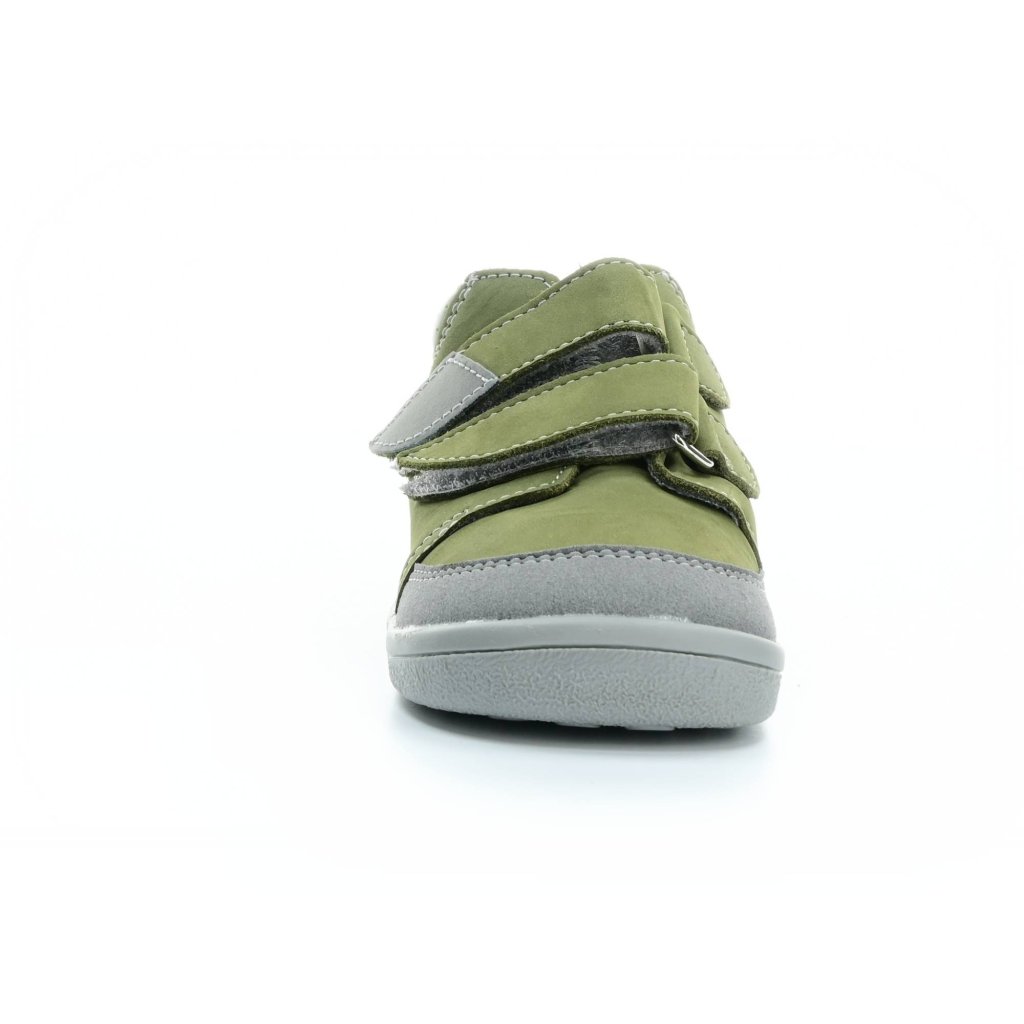 Beda Nick mit Membran (BF 0001/W/M/NUB/2) grüne Barfuß-Stiefeletten
