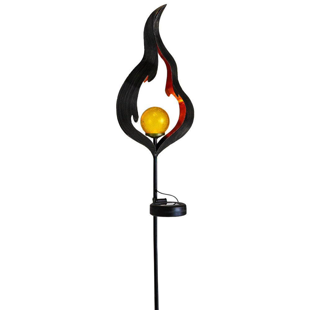 I-Glow LED-Solar-Vintage Leuchte - Flamme