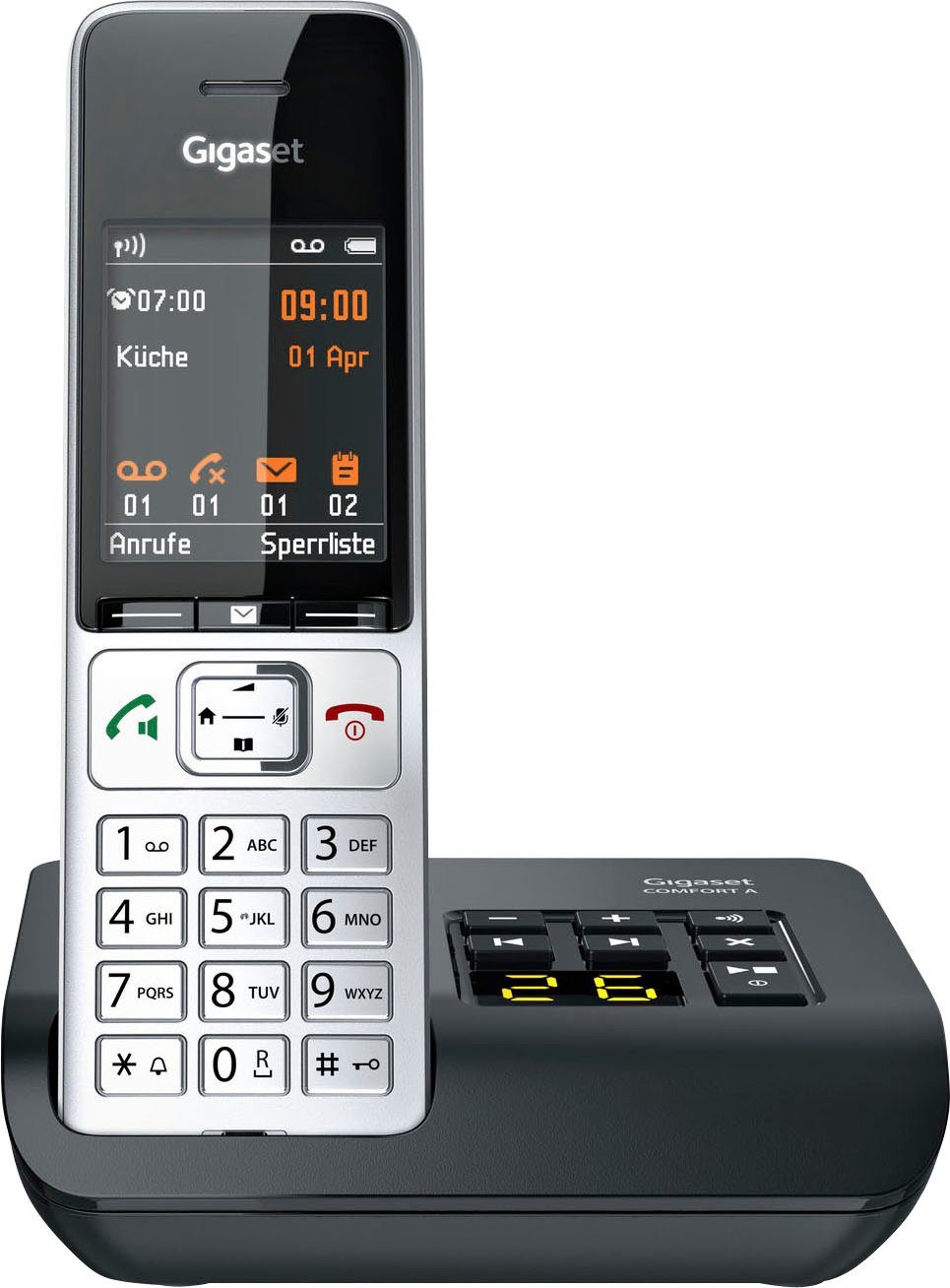 Gigaset COMFORT 500A Schnurloses DECT-Telefon (Mobilteile: 1)
