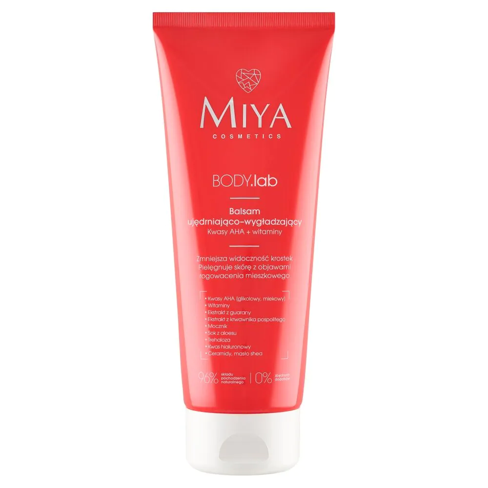 Miya Body.Lab балзам за учвршћивање и заглађивање коже са AHA киселинама и витаминима